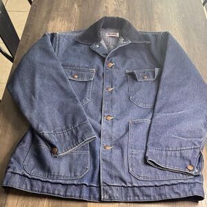 Vintage Big Mac 70s JCPenney Blanket Lined Denim Chore Jacket RARE